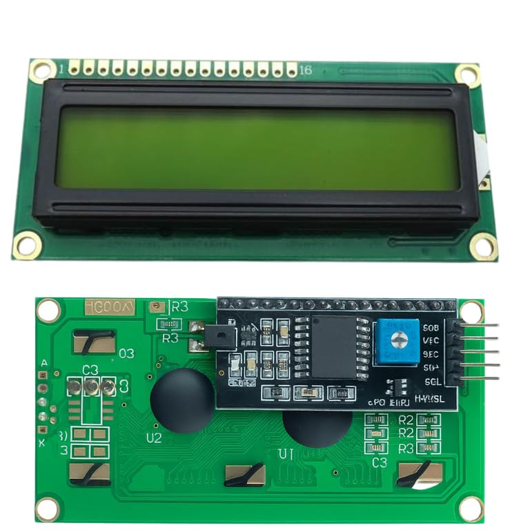 16x2 I2C LCD Module Display for Arduino Green
