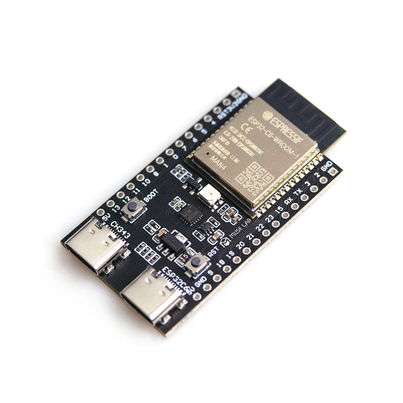 ESP32-C6-N16 Development Board - WiFi 6, Matter, Zigbee & BLE 5.3 (16MB Flash)