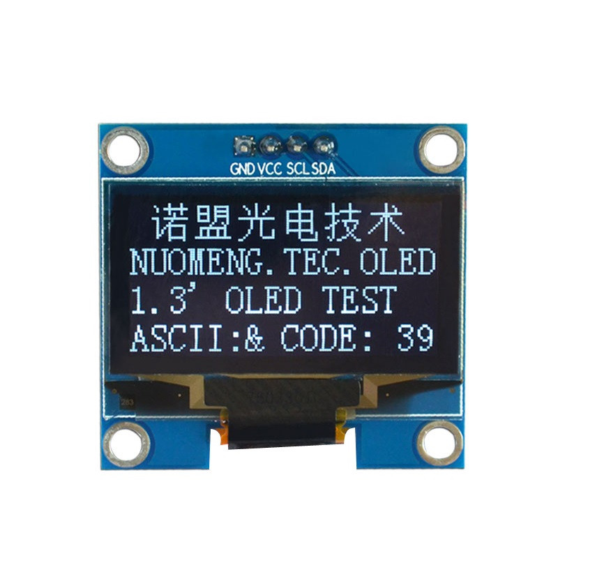 1.3" White OLED Display Module - I2C