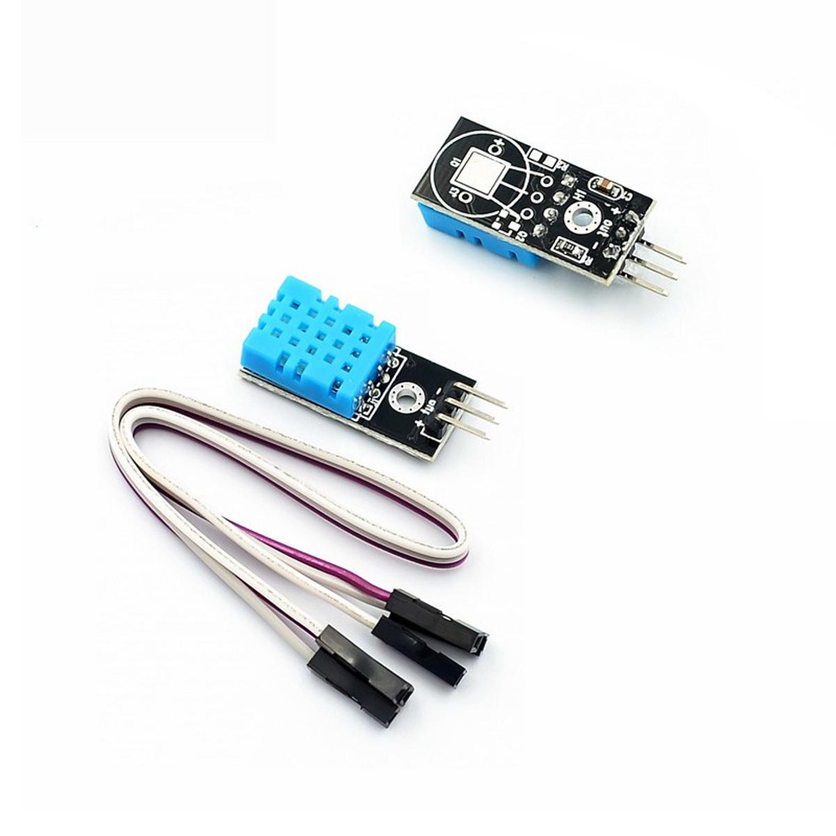 DHT11 Temp+Humidity sensor Black Board DHT11 Temp & Humidity Sensor - Black Board