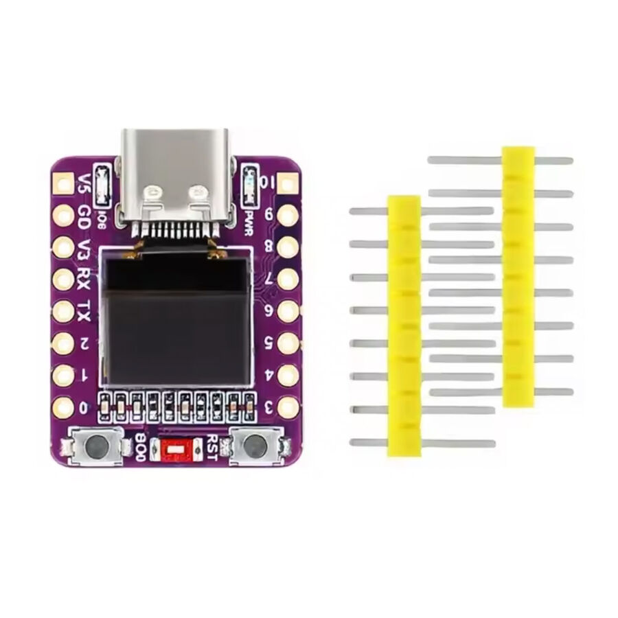 ESP32-C3 0.42 OLED ESP32-C3 RISC-V Development Board with 0.42-inch OLED Display & WiFi/BLE