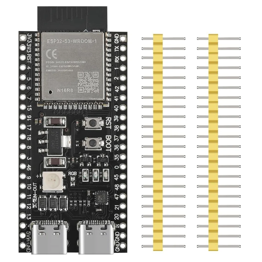 ESP32 S3-WROOM-1 Dual Type-C USB N16R8 Micropython Board ESP32 S3-WROOM-1 Dual Type-C USB N16R8 Micropython Board